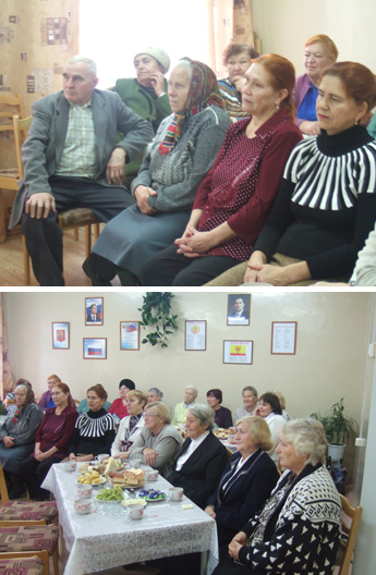 Ветераны торговли и общественного питания города Шумерли принимали поздравления с Днем пожилых людей